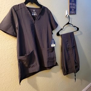 Adar uniform Pewter color brand new with tags